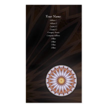 Mandala deliciosa - cartão de visita vertical