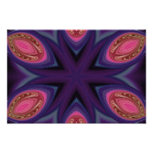 Mandala no roxo e no rosa foto arte