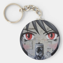 manga gun chaveiro