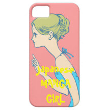 Manga japão da menina capa iPhone 5