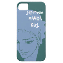 Manga japão da menina capa iPhone 5