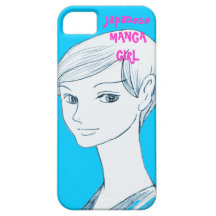 Manga japão da menina capas iPhone 5 Case-Mate