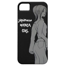 Manga japão da menina iPhone 5 capa