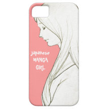 Manga japão da menina iPhone 5 capas