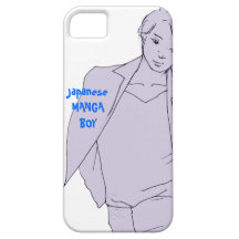 manga japão do menino capa de iPhone 5 Case-Mate