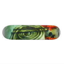 Mangueira Coiled no carro de bombeiros Skate