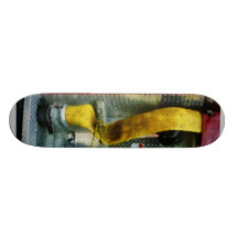 Mangueira de fogo amarela skate
