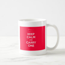 Mantenha a calma e leve uma caneca do geek