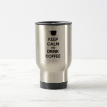 Mantenha café calmo e da bebida caneca