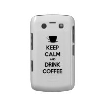 Mantenha café calmo e da bebida capa blackberry bold