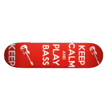 Mantenha o baixo da calma e do jogo skate