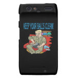 Mantenha suas bolas limpam 1 droid RAZR capas