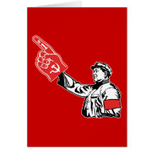 Mao - o comunismo é #1 cartões