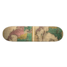 Mapa 1763 de America do Norte Skates