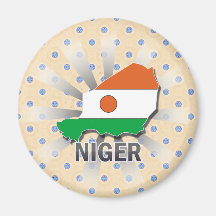 Mapa 2,0 da bandeira de Niger Imã