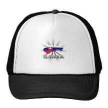 Mapa 2,0 da bandeira de Slovakia Boné