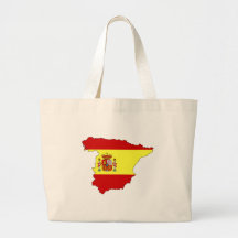 Mapa da bandeira da espanha bolsa para compras