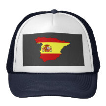 Mapa da bandeira da espanha bone