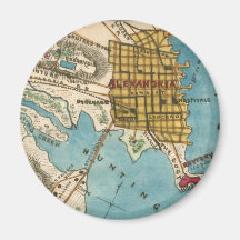Mapa de Alexandria VA e cidades vizinhas Imas