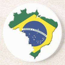 Mapa de Brasil Porta Copos Para Bebidas