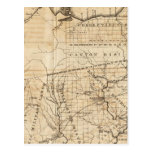 Mapa de Ohio Cartao Postal