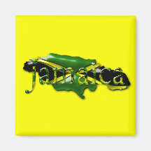 Mapa do ímã de Jamaica Ima