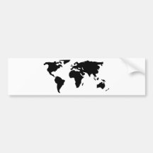 Mapa do mundo adesivos