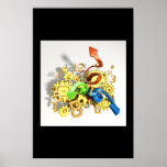 Maquinismo de relojoaria surreal poster
