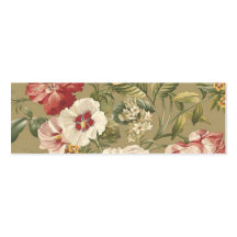 Marcador floral do vintage modelos cartões de visita