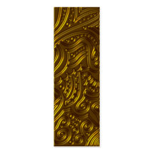Marcador ou Tag dourado elegante Cartao De Visita