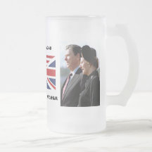 Margaret Thatcher & Ronald Reagan Canecas