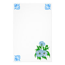 Margaridas flores papéis personalizados