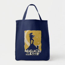 Mariachi no telhado bolsa para compras