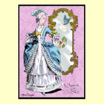 Marie Antoinette & Bluebird cartões-de-visita