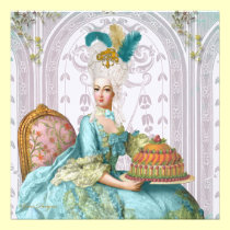 Marie Antoinette deixou-os comer o bolo convites