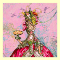 Marie Antoinette deixou-os comer o bolo convites
