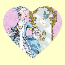 Marie Antoinette e Bluebird autocolantes