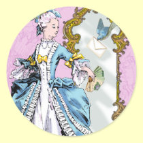 Marie Antoinette e Bluebird autocolantes
