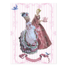 Marie AntoinetteTea em Trianon Cartoes Postais
