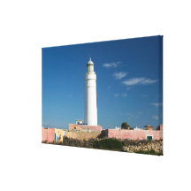 MARROCOS, costa atlântica, BONÉ RHIR: Boné Rhir Impressão De Canvas Esticada