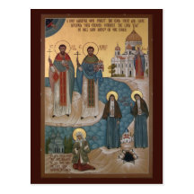 Mártir e tolos para o cartão da oração do cristo cartao postal