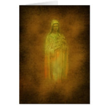 Mary na textura cartão