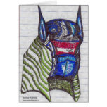 Máscara de Anubis Cartoes