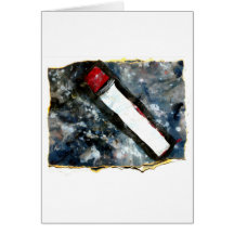 Matchstick vermelho cartão