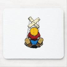 Material engraçado mousepads