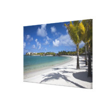 Maurícia, Maurícia oriental, d Eau Douce de Trou, Impressão De Canvas Envolvida
