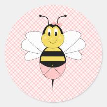 MayBee Bumble a etiqueta da abelha Adesivo