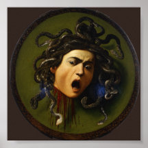 Medusa de Caravaggio Posteres