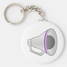 Megafone roxo chaveiro