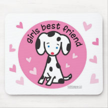 melhor amigo das meninas mousepads